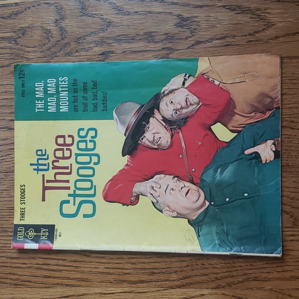Vintage 60s The Three Stooges No. 17 Gold Key Comics Comic Book